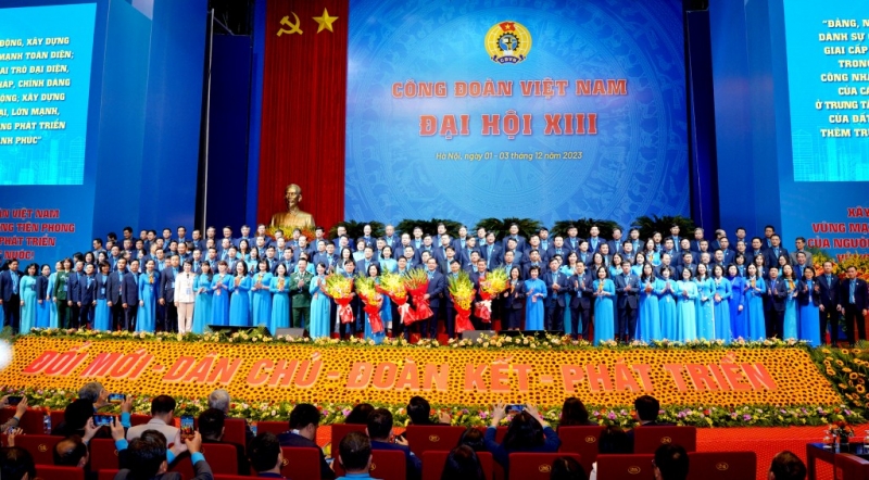 Thông tin nhanh kết quả Đại hội XIII Công đoàn Việt Nam, nhiệm kỳ 2023 - 2028